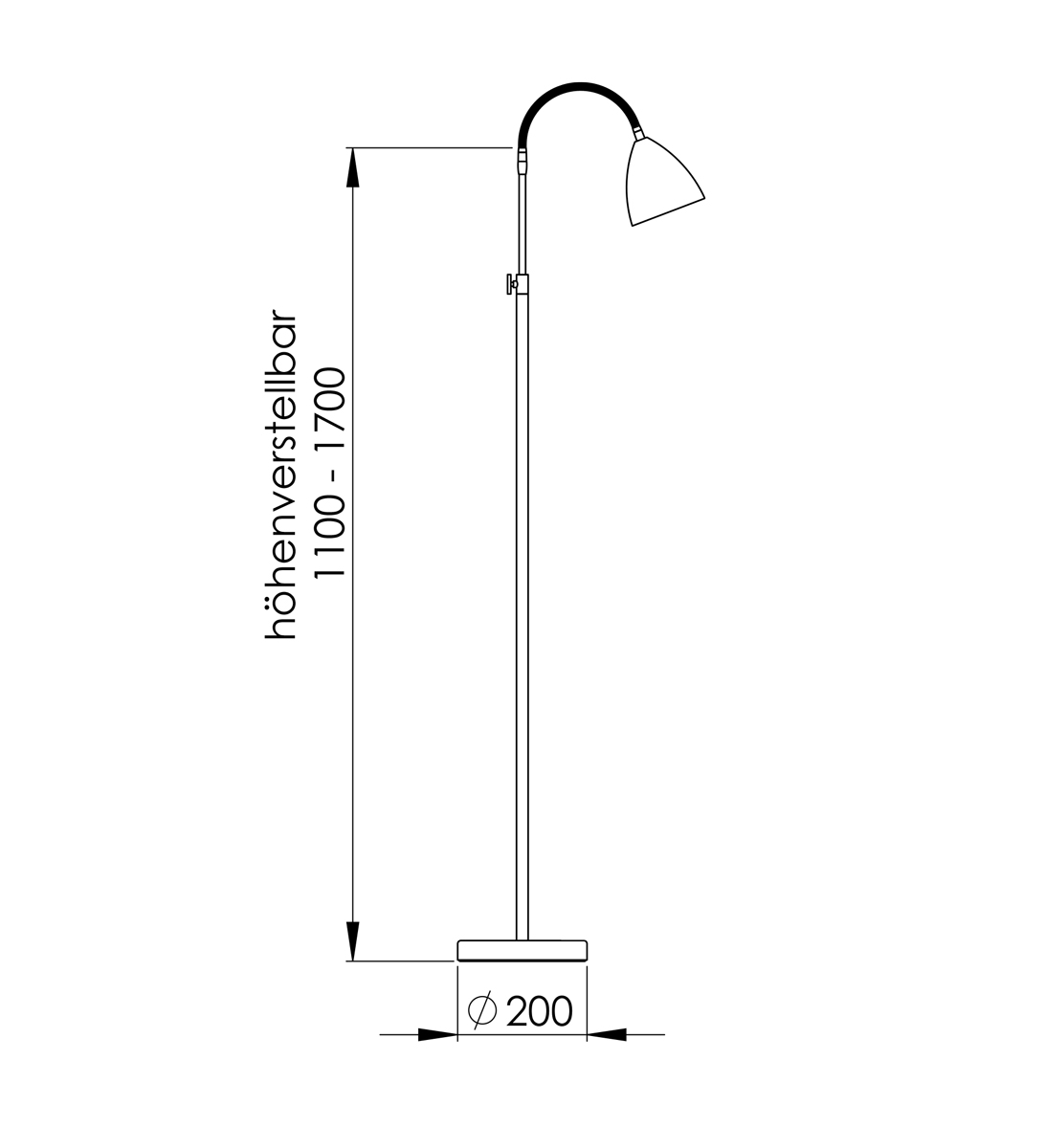 Abmessungen BAIA 170