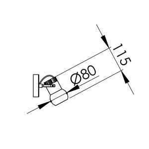 Peters Leuchten Abmessungen DROP 4