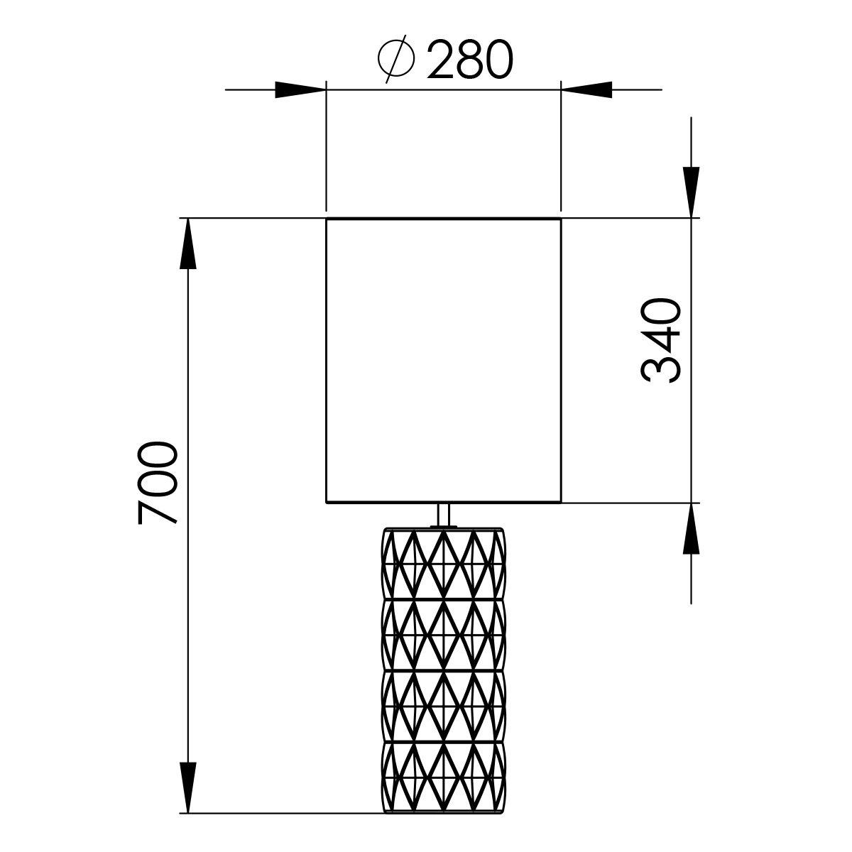 Peters Leuchten Abmessungen KERAMIK 70