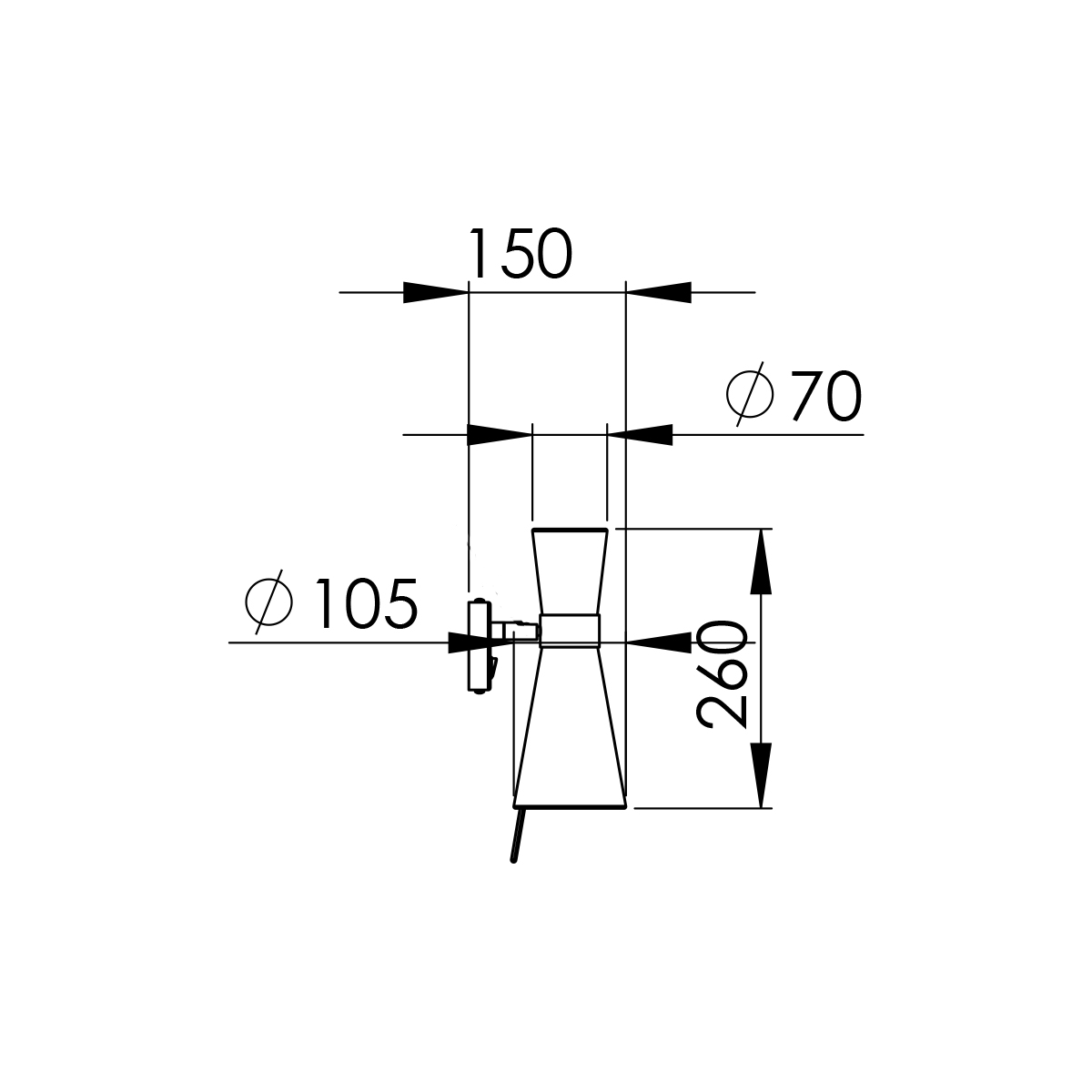 Abmessungen LEVANA 15