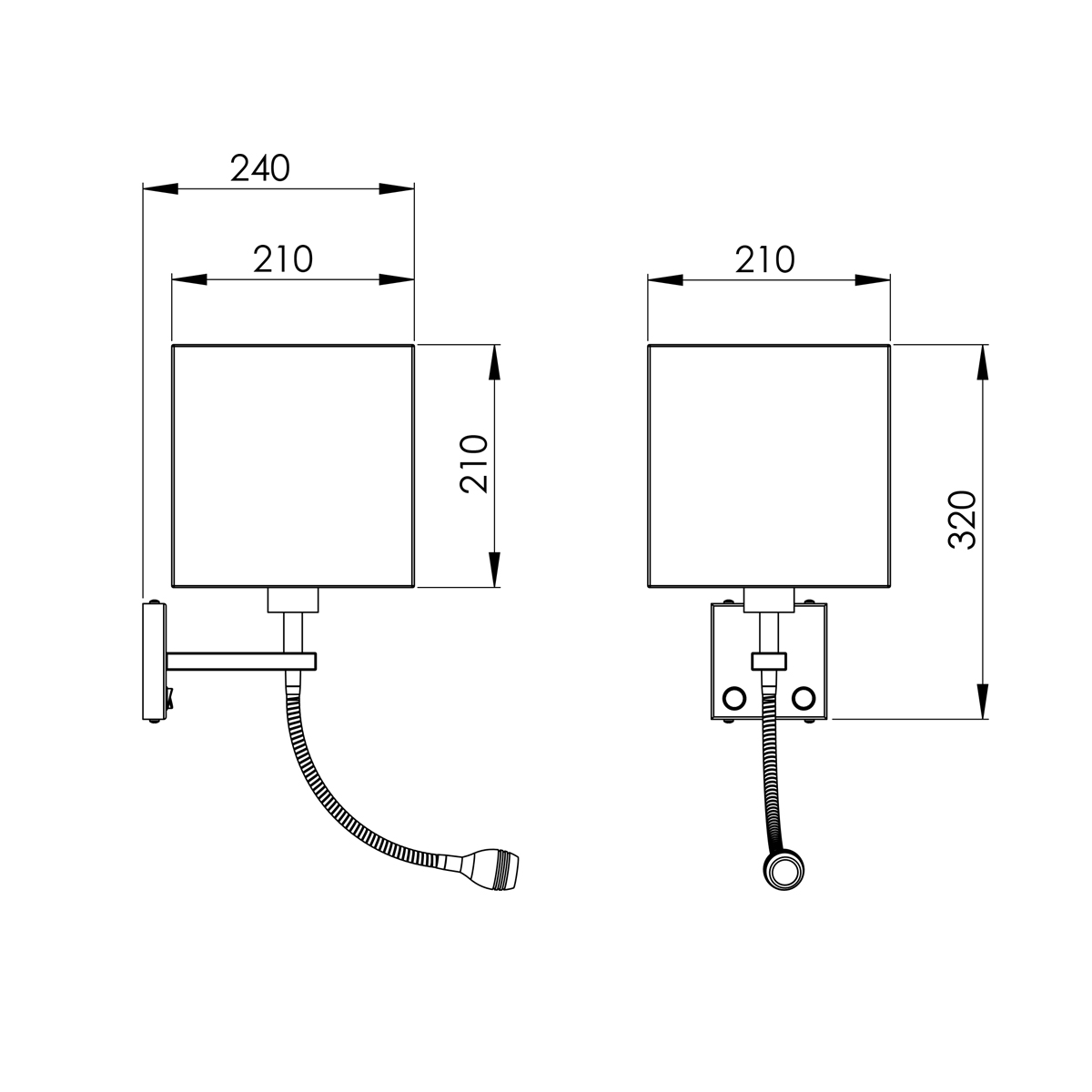 Abmessungen LIDOS 3.9