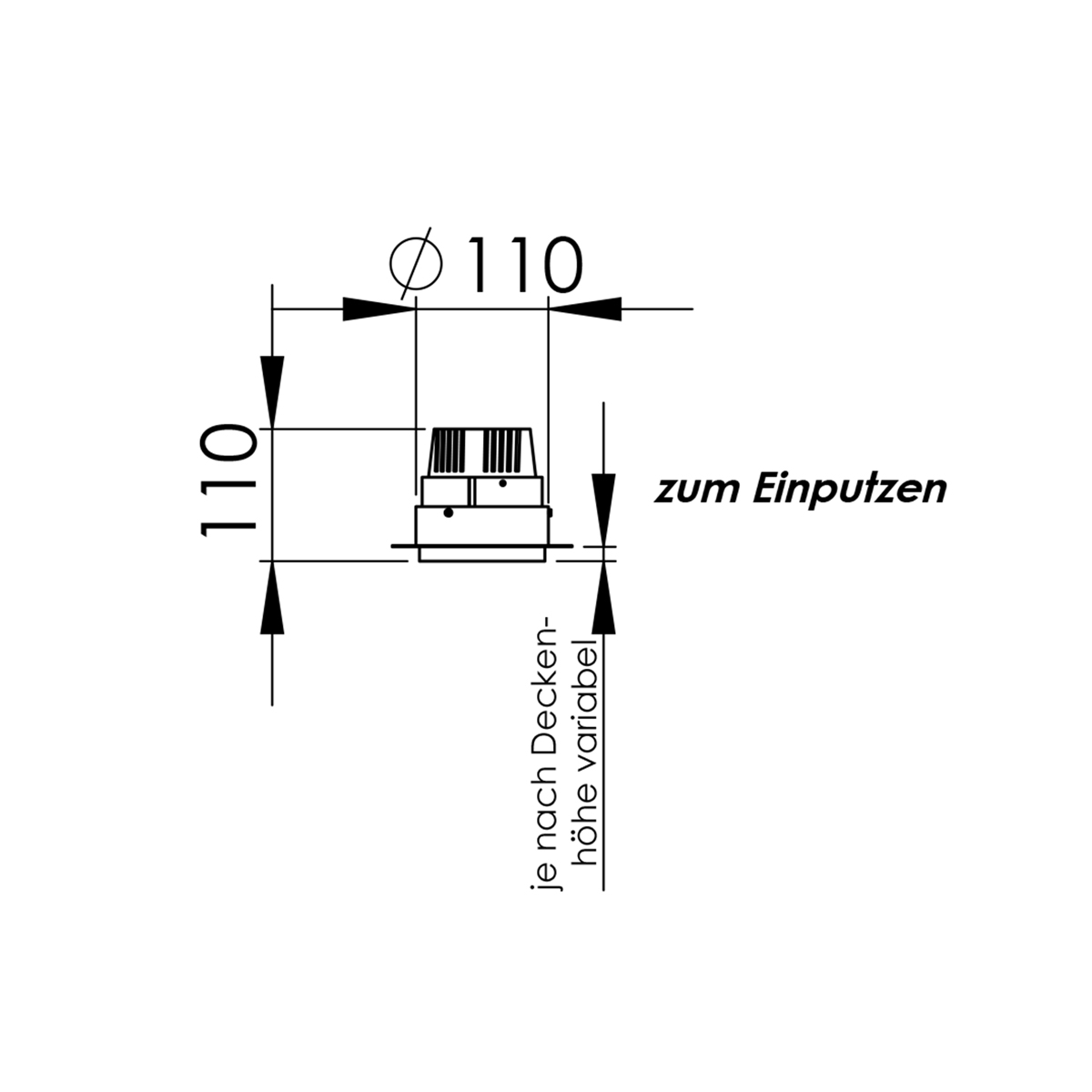 Peters Leuchten Abmessungen OPUS 323