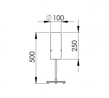 Peters Leuchten Abmessungen REMUS 50