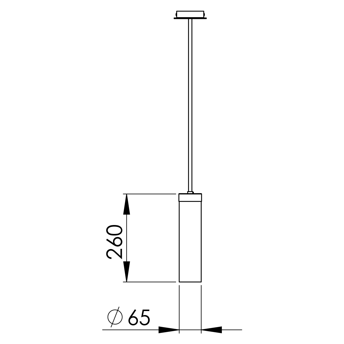 Peters Leuchten Abmessungen SCIPIO 1