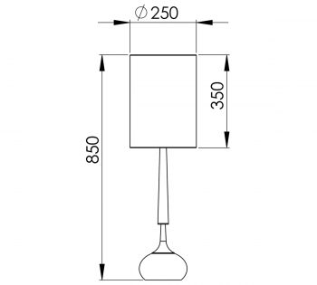 Peters Leuchten Abmessungen SHOGUN 1