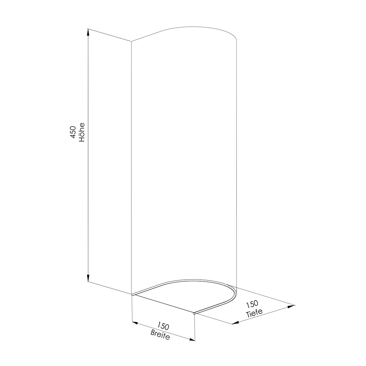 Abmessungen TONUS 1-0