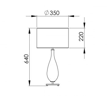 Peters Leuchten Abmessungen VENUS 64