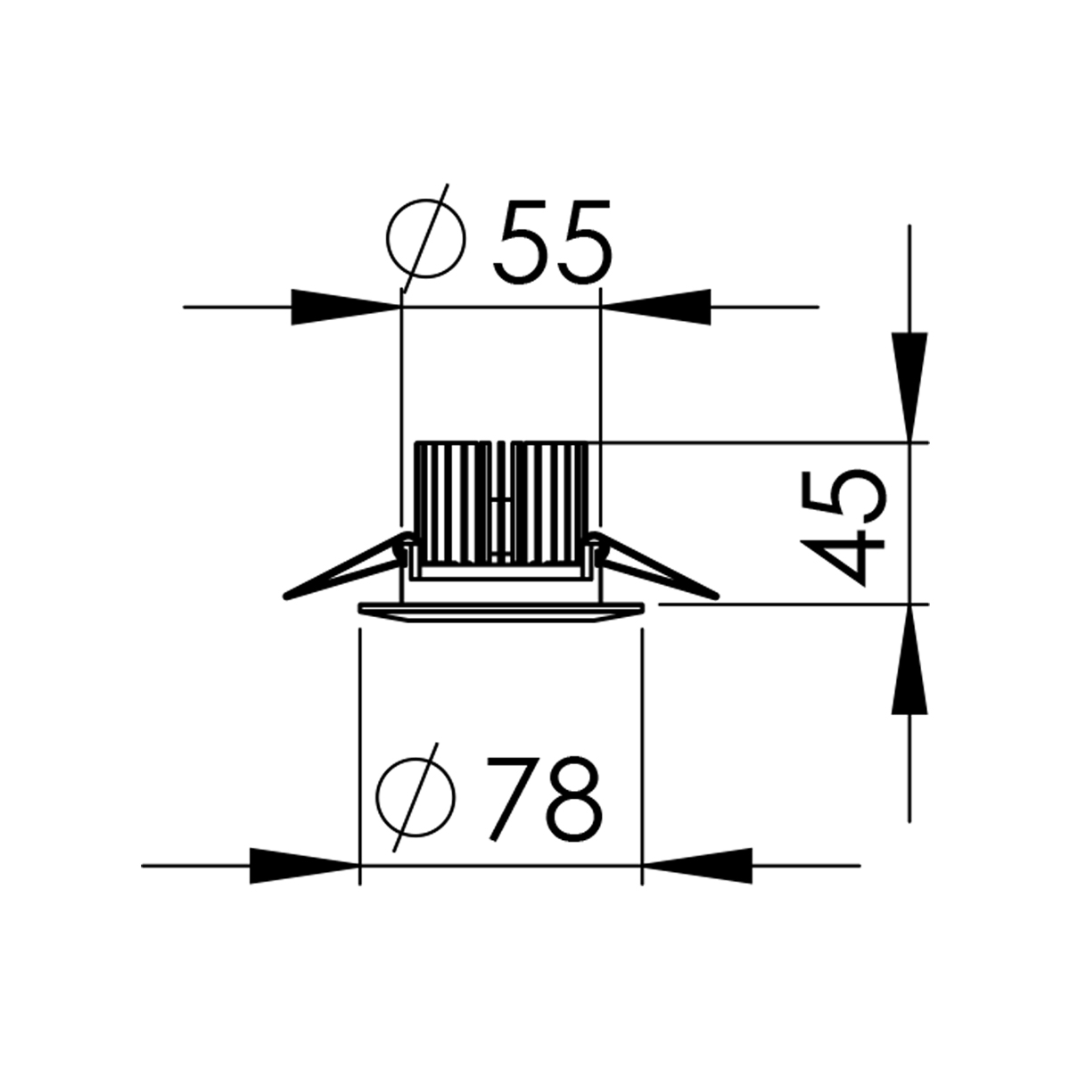 Peters Leuchten Abmessungen OPUS 6