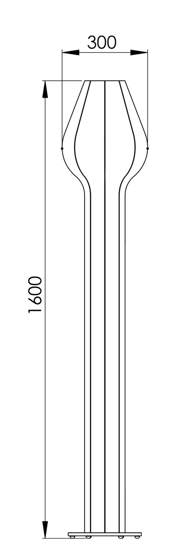 Abmessungen BULBUS 160