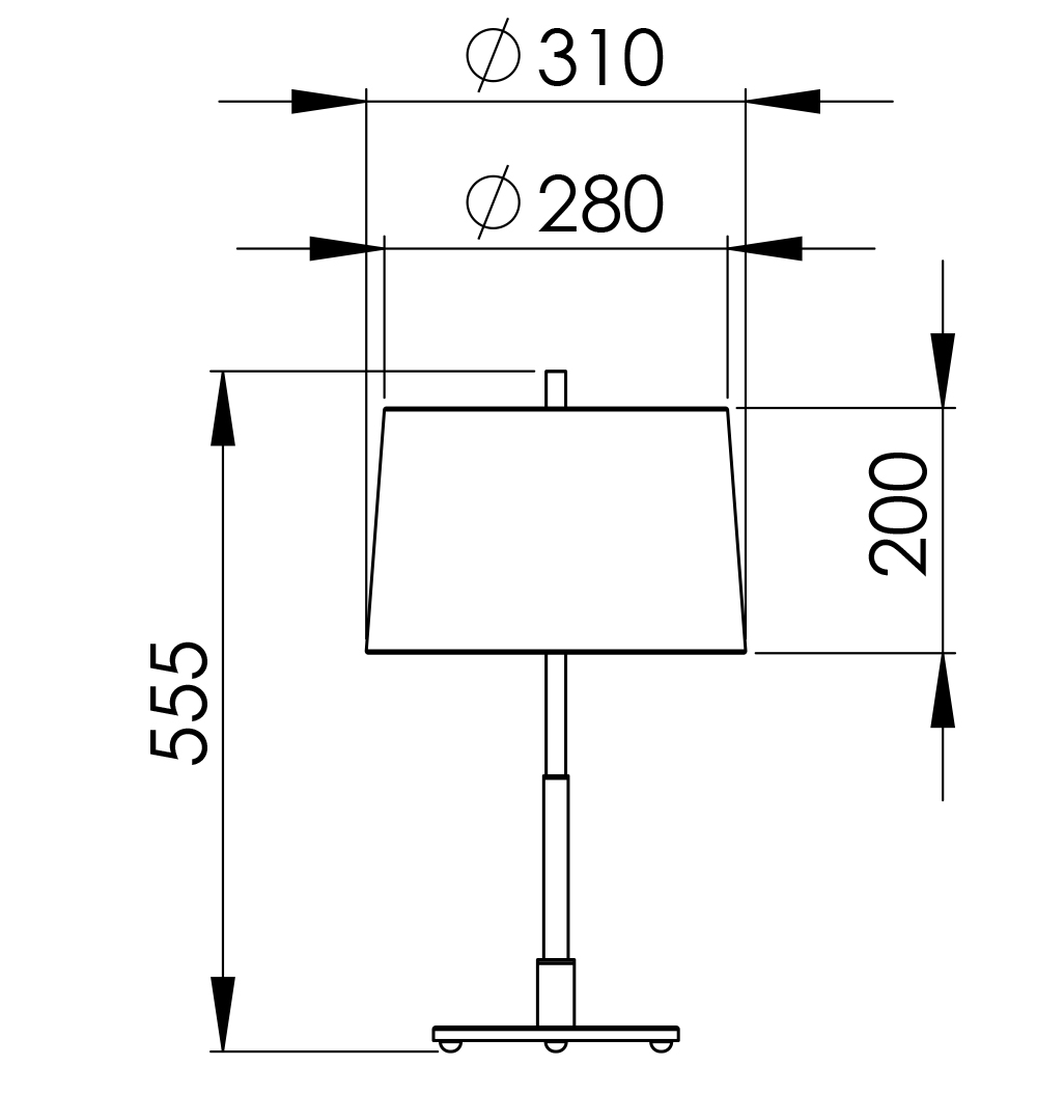 Abmessungen SCALA 55