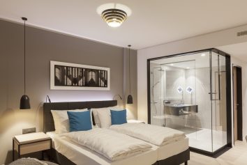 Hotelzimmer Beleuchtung im Radisson Blu Hotel - Mannheim